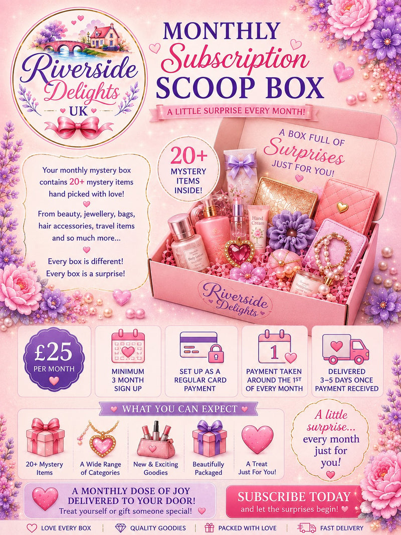 Mystery Monthly Subscription (min 3 months @ £25 per month)